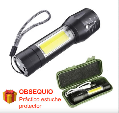 Super Linterna Titanium PRO con estuche de obsequio